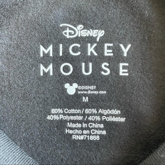 New Disney Minnie & Mickey Mouse Crop Sweatshirt - Picture 5 of 6